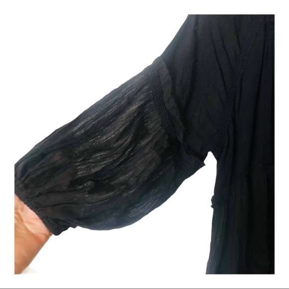 💕RARE Free People In the Moment Dress Black XS - Picture 5 of 10